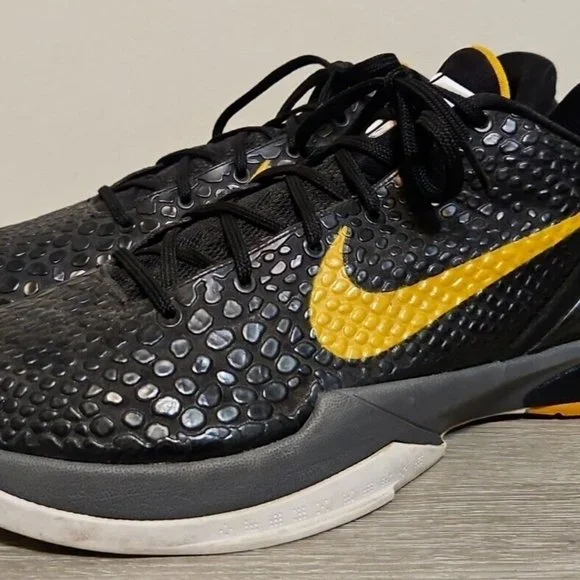 Nike Zoom Kobe 6 VI Black Del Sol 2010 Dark Grey/Sol Men’s Size 12 429659-002 Zoom Kobe 6  main image 4